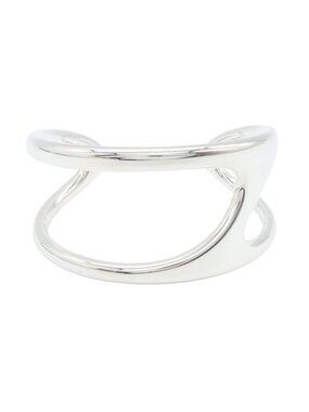 Hermes Bangle Chaine D'ancre 925 Sterling Silver Bracelet